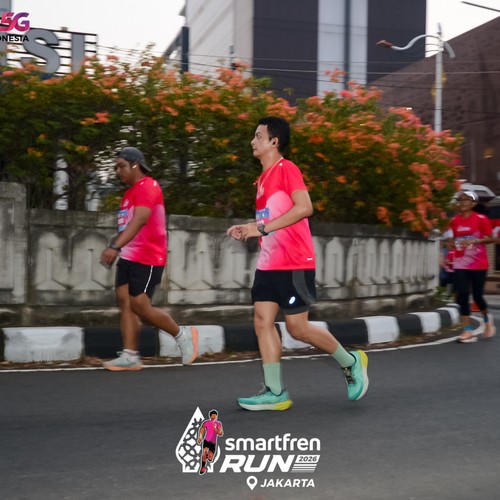 Race photo from SMARTFREN RUN 2026