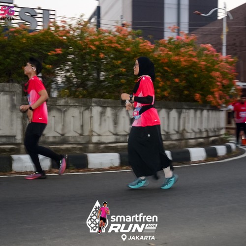 Race photo from SMARTFREN RUN 2026