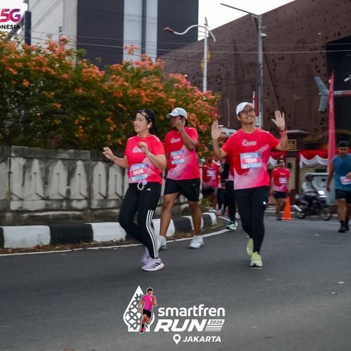 Race photo from SMARTFREN RUN 2026