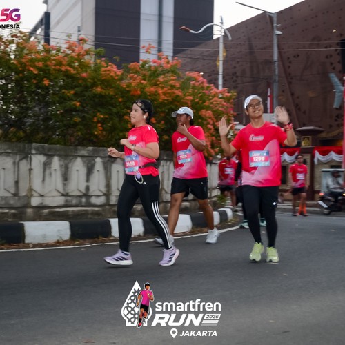 Race photo from SMARTFREN RUN 2026
