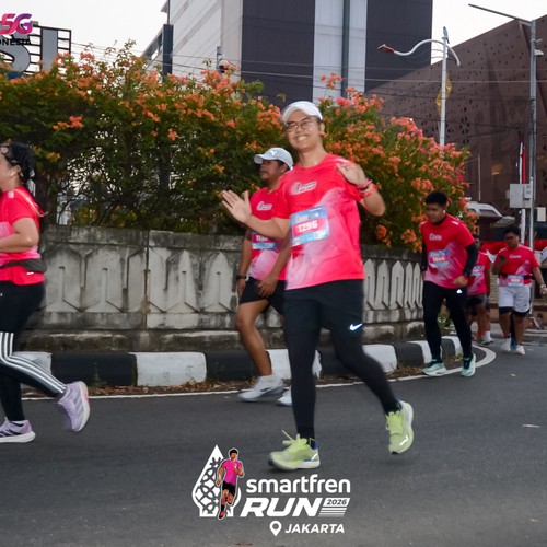 Race photo from SMARTFREN RUN 2026