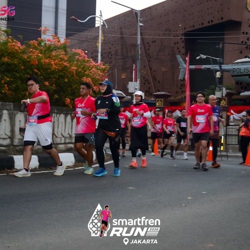 Race photo from SMARTFREN RUN 2026