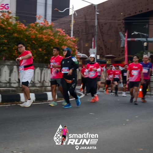 Race photo from SMARTFREN RUN 2026
