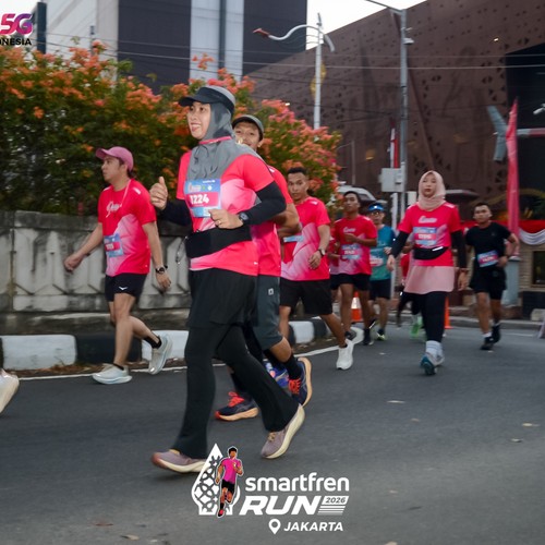 Race photo from SMARTFREN RUN 2026