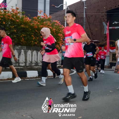 Race photo from SMARTFREN RUN 2026