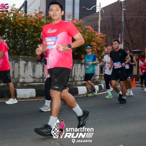 Race photo from SMARTFREN RUN 2026