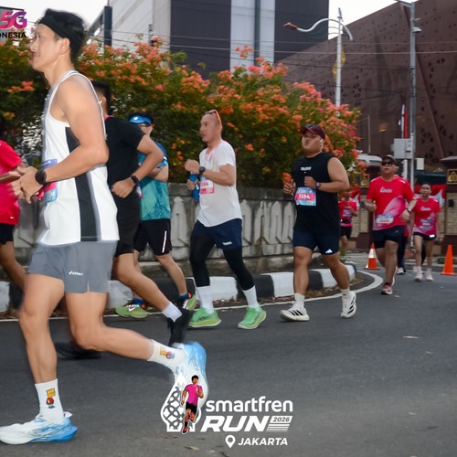 Race photo from SMARTFREN RUN 2026