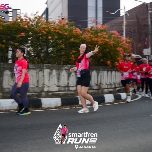 Race photo from SMARTFREN RUN 2026