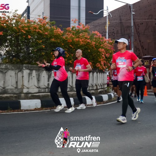 Race photo from SMARTFREN RUN 2026