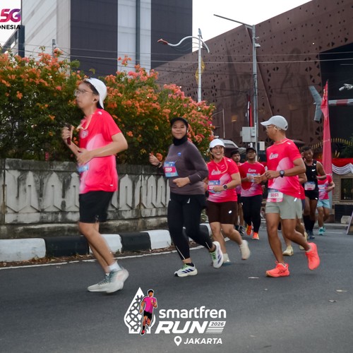 Race photo from SMARTFREN RUN 2026