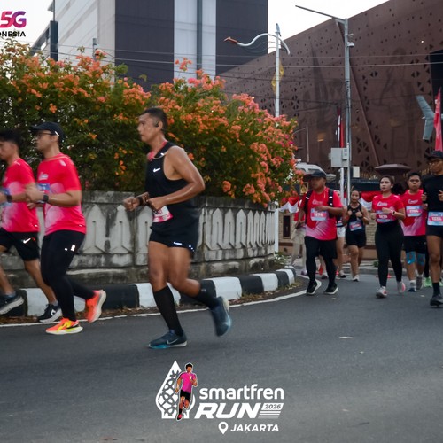 Race photo from SMARTFREN RUN 2026