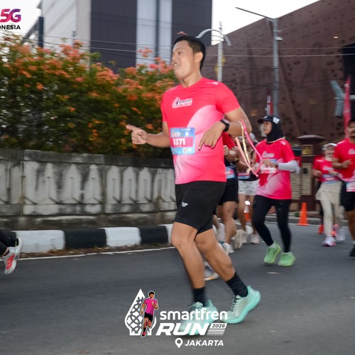 Race photo from SMARTFREN RUN 2026