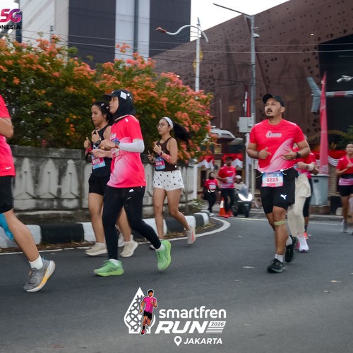 Race photo from SMARTFREN RUN 2026