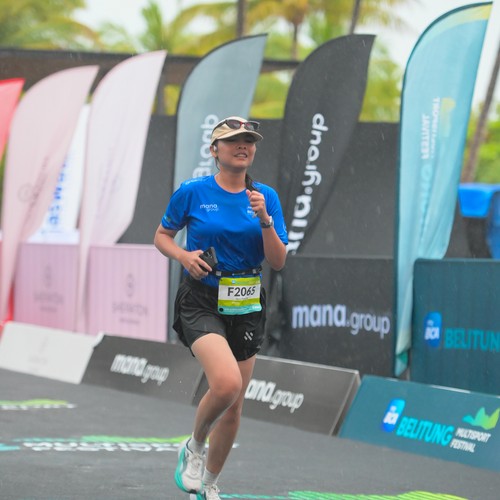 Race photo from Belitung Multisport Festival
