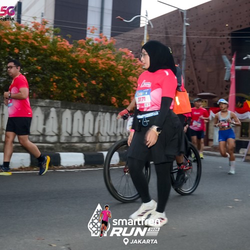Race photo from SMARTFREN RUN 2026
