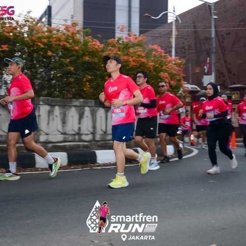Race photo from SMARTFREN RUN 2026