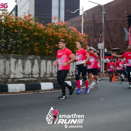 Race photo from SMARTFREN RUN 2026