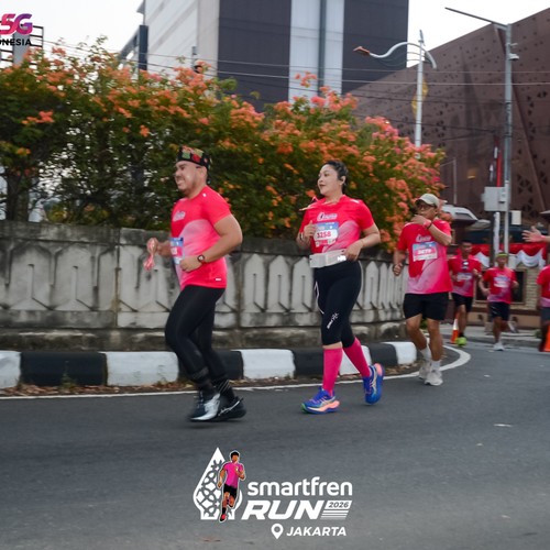 Race photo from SMARTFREN RUN 2026