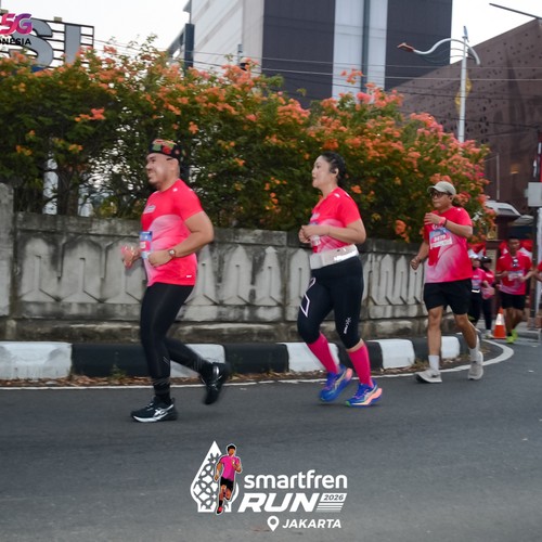 Race photo from SMARTFREN RUN 2026