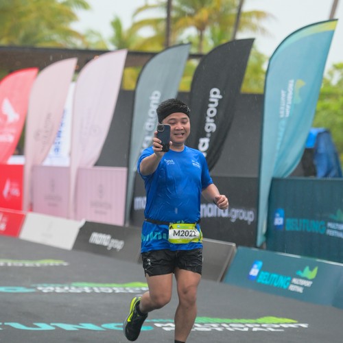 Race photo from Belitung Multisport Festival