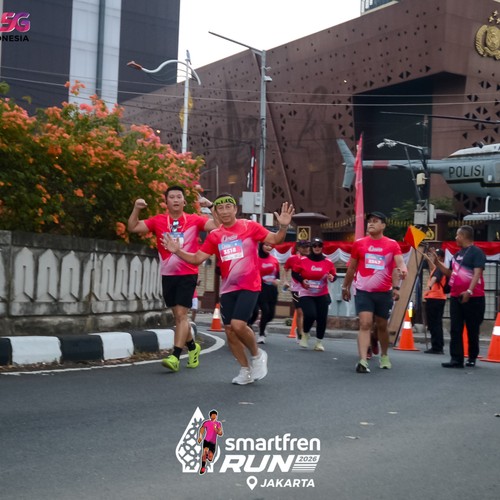 Race photo from SMARTFREN RUN 2026