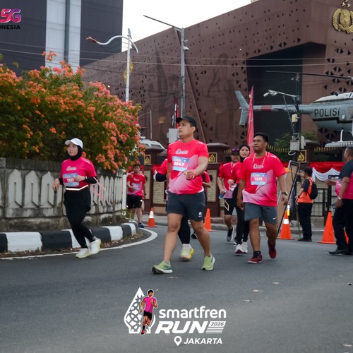 Race photo from SMARTFREN RUN 2026