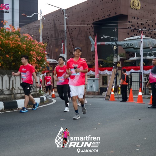 Race photo from SMARTFREN RUN 2026