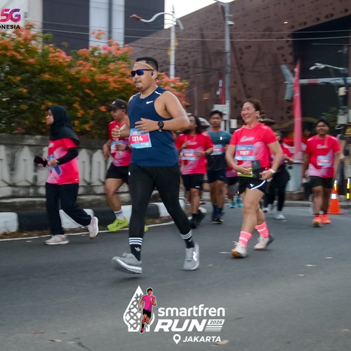 Race photo from SMARTFREN RUN 2026