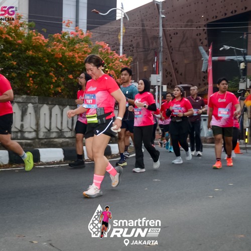 Race photo from SMARTFREN RUN 2026