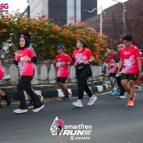Race photo from SMARTFREN RUN 2026