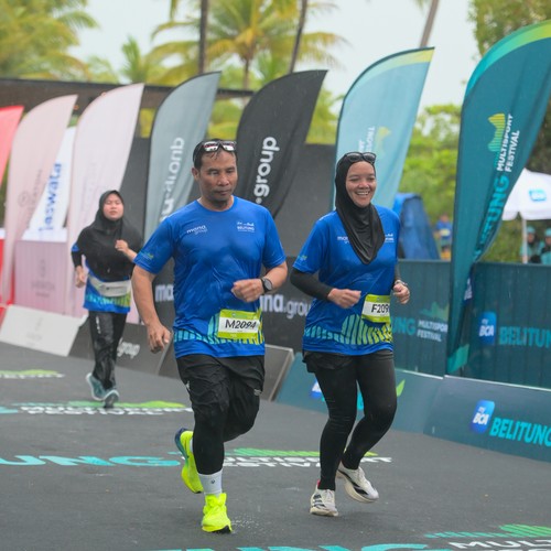 Race photo from Belitung Multisport Festival