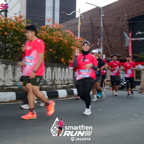 Race photo from SMARTFREN RUN 2026