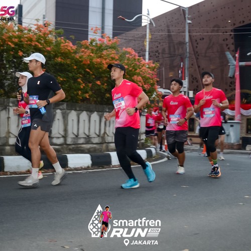 Race photo from SMARTFREN RUN 2026