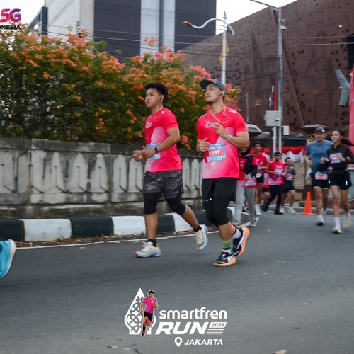 Race photo from SMARTFREN RUN 2026