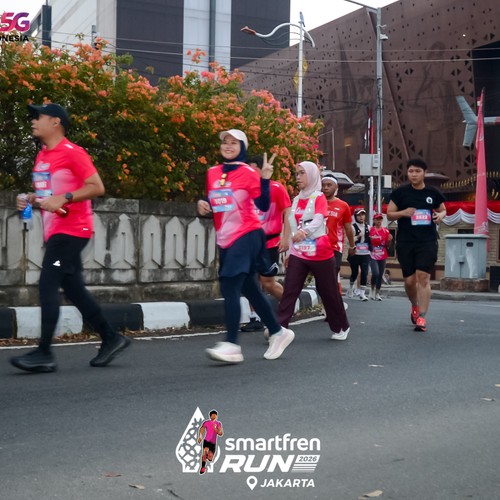 Race photo from SMARTFREN RUN 2026