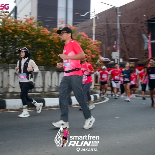 Race photo from SMARTFREN RUN 2026
