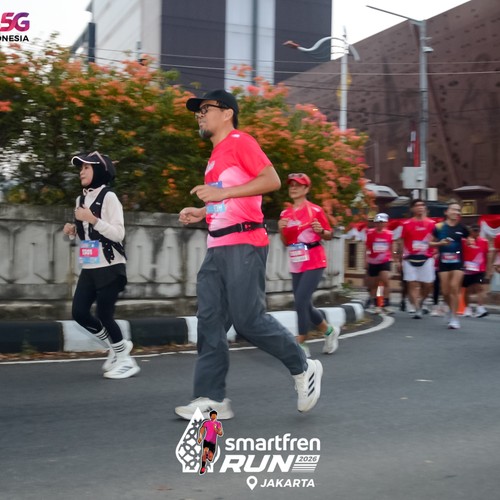 Race photo from SMARTFREN RUN 2026