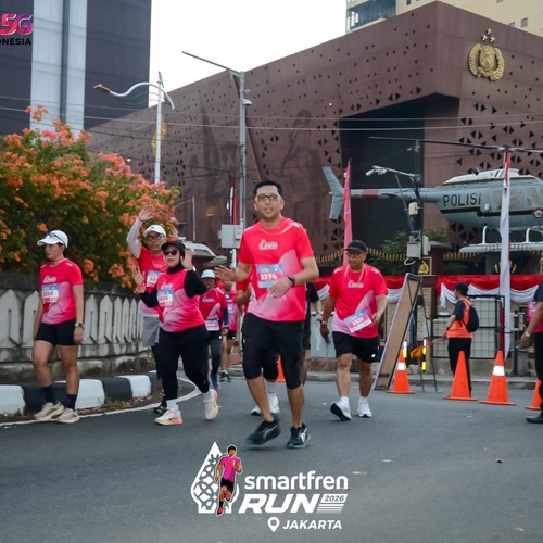 Race photo from SMARTFREN RUN 2026