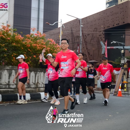 Race photo from SMARTFREN RUN 2026