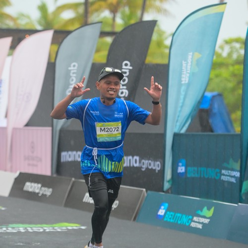 Race photo from Belitung Multisport Festival