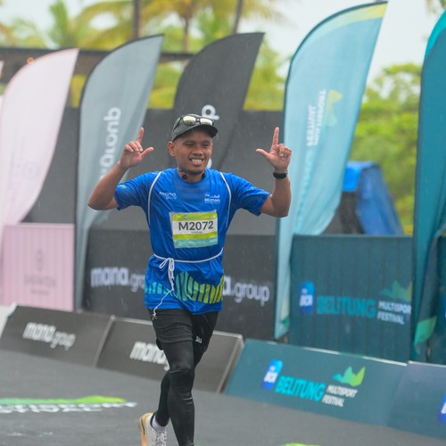 Race photo from Belitung Multisport Festival