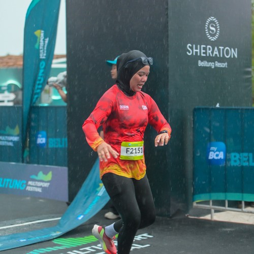 Race photo from Belitung Multisport Festival