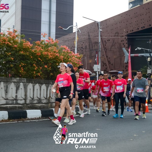 Race photo from SMARTFREN RUN 2026
