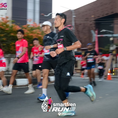 Race photo from SMARTFREN RUN 2026
