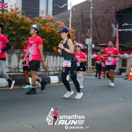 Race photo from SMARTFREN RUN 2026