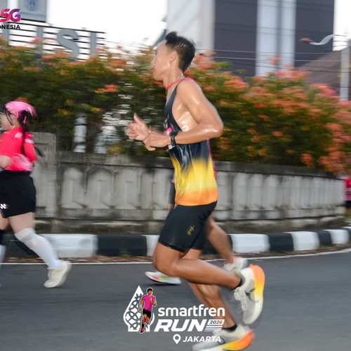 Race photo from SMARTFREN RUN 2026