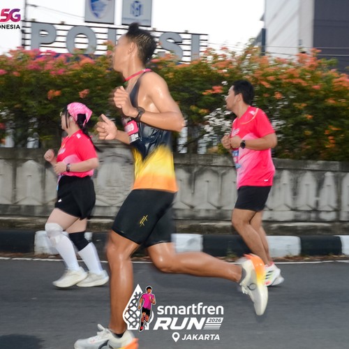 Race photo from SMARTFREN RUN 2026