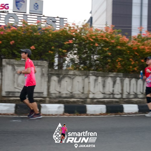 Race photo from SMARTFREN RUN 2026