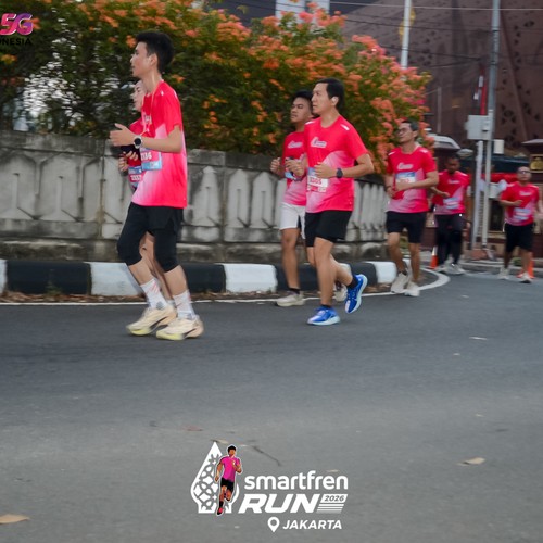Race photo from SMARTFREN RUN 2026