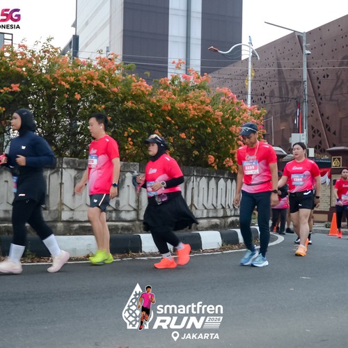Race photo from SMARTFREN RUN 2026